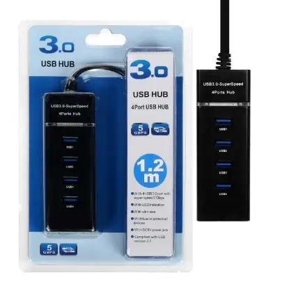 نمایش جزئیات هاب 4 پورت USB 3.0 مدل 303