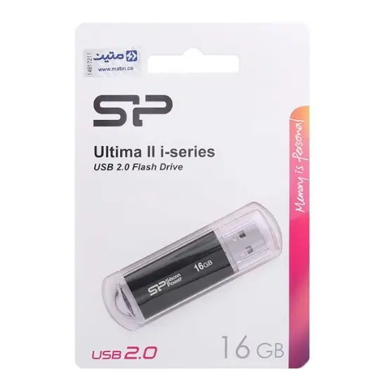 تصویر فلش مموری سیلیکون پاور مدل Ultima II i-Series USB2.0 ظرفیت 16 گیگابایت