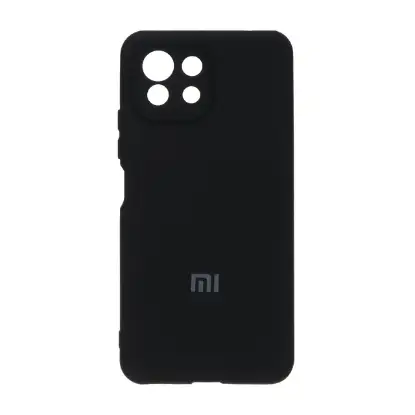 تصویر قاب گوشی سیلیکونی لوگودار برای Xiaomi Mi 11 Lite