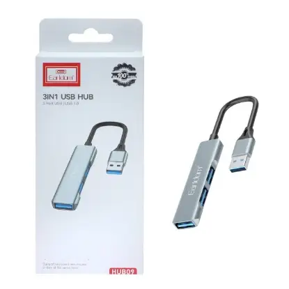 نمایش جزئیات هاب 4 پورت USB3.0 ارلدام مدل HUB09