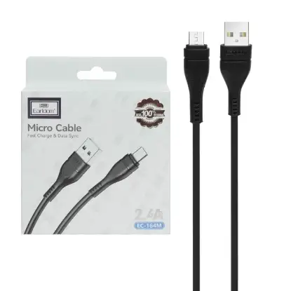 نمایش جزئیات کابل تبدیل USB به microUSB ارلدام مدل EC-164M