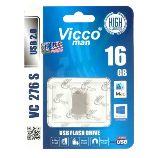 تصویر فلش مموری ویکومن مدل VC276 S USB2.0 ظرفیت 16 گیگابایت