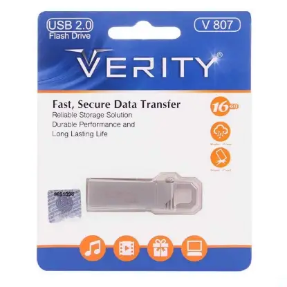 نمایش جزئیات فلش مموری وریتی مدل V807 USB2.0 ظرفیت 16 گیگابایت