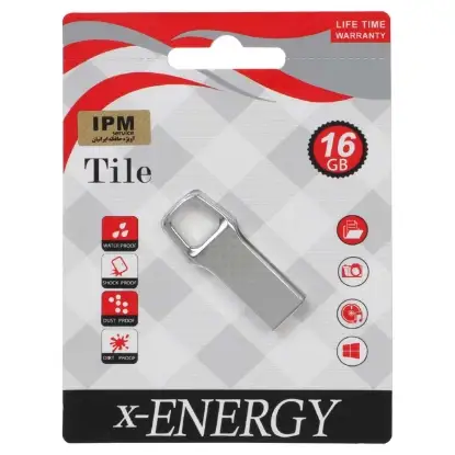 تصویر فلش مموری ایکس انرژی مدل Tile USB2.0 ظرفیت 16 گیگابایت