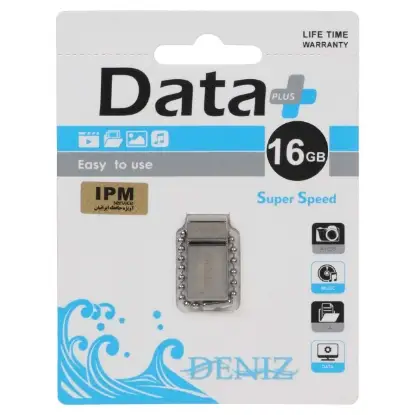 نمایش جزئیات فلش مموری دیتا پلاس مدل DENIZ USB2.0 با ظرفیت 16 گیگابایت