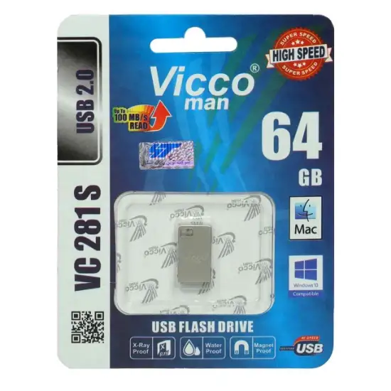 تصویر فلش مموری ویکومن مدل VC281S USB2.0 ظرفیت 64 گیگابایت