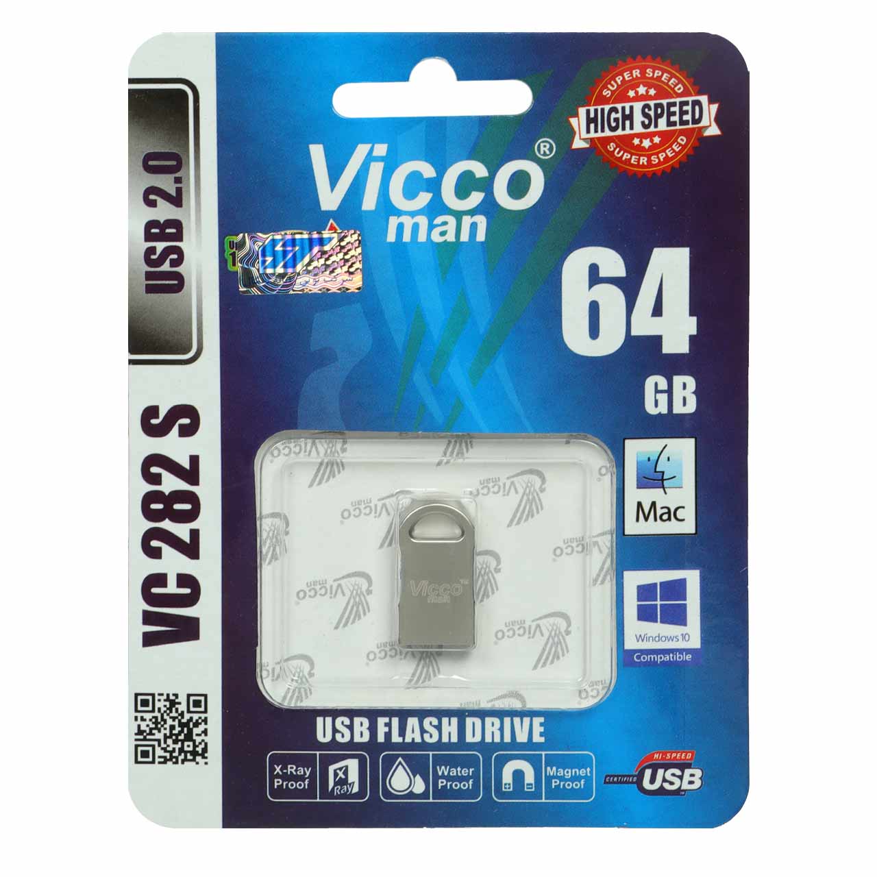 فلش مموری ویکومن مدل VC282 S USB2.0 ظرفیت 64 گیگابایت