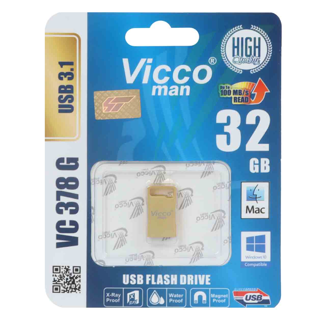 فلش مموری ویکومن مدل VC378 G USB3.1 ظرفیت 32 گیگابایت