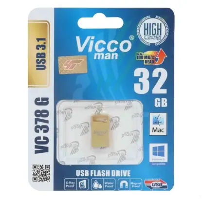 تصویر فلش مموری ویکومن مدل VC378 G USB3.1 ظرفیت 32 گیگابایت