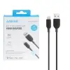 کابل تبدیل USB به لایتنینگ انکر مدل Anker PowerLine A8812 طول 0.90 متر - تصویر یکم