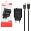 شارژر دیواری 38 وات دو پورت میلر مدل M-72 همراه کابل شارژ USB-C - تصویر دوم