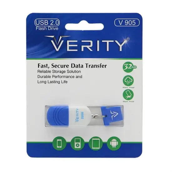 تصویر فلش مموری وریتی مدل V905 USB2.0 ظرفیت 32 گیگابایت