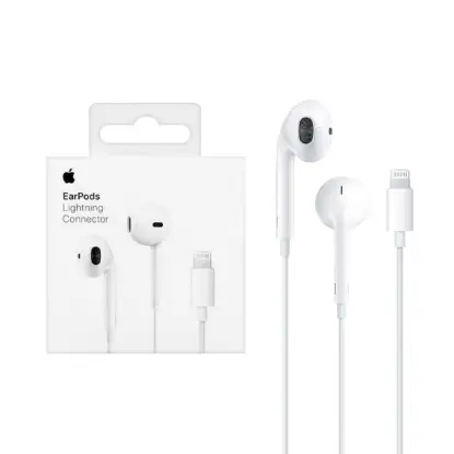 نمایش جزئیات هدفون اپل اصلی مدل EarPods با کانکتور لایتنینگ