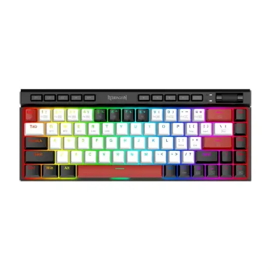 تصویر مینی کیبورد بی سیم گیمینگ ردراگون مدل Mini Pro K635WBR-RGB