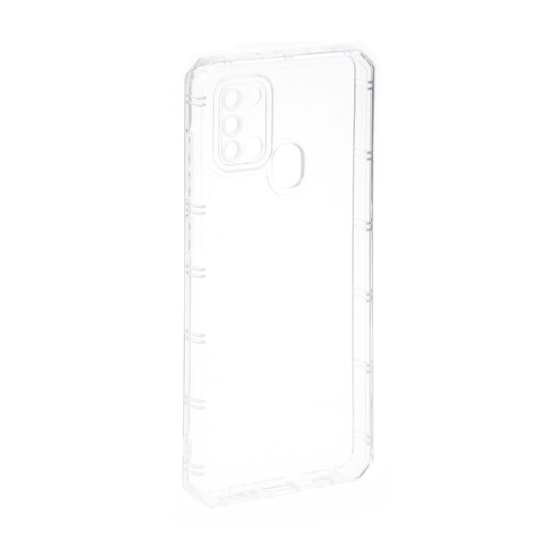تصویر قاب گوشی شفاف محافظ لنزدار برای Samsung A21S