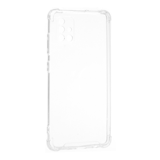 تصویر قاب گوشی شفاف محافظ لنزدار برای Samsung A51