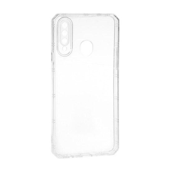 تصویر قاب گوشی شفاف محافظ لنزدار برای Samsung A20S