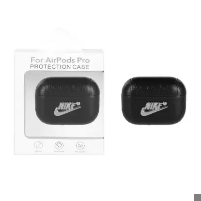 نمایش جزئیات کیس ایرپاد چرمی لوگودار مدل AirPods Pro - کد 24