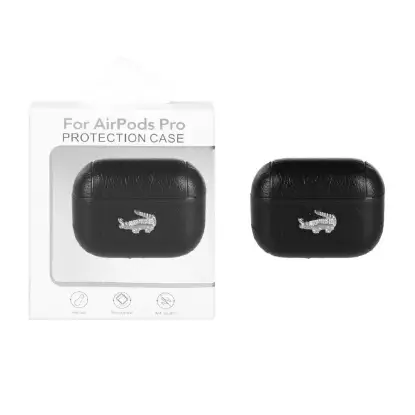 نمایش جزئیات کیس ایرپاد چرمی لوگودار مدل AirPods Pro - کد 27