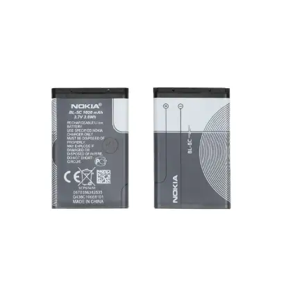 نمایش جزئیات باتری گوشی موبایل نوکیا مدل BL-5C با ظرفیت 1020mAh