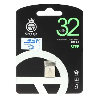 نمایش جزئیات فلش مموری کوئین تک مدل Step USB2.0 ظرفیت 32 گیگابایت