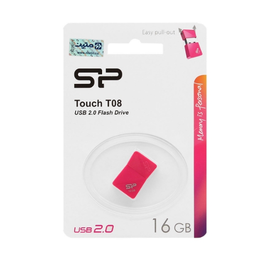 تصویر فلش مموری سیلیکون پاور مدل Touch T08 USB2.0 ظرفیت 16 گیگابایت