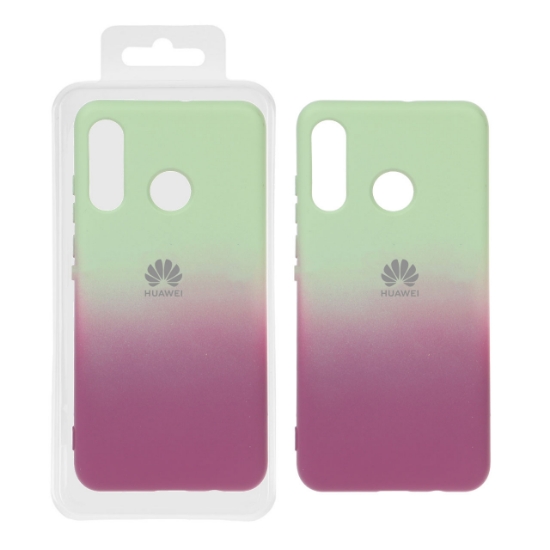 تصویر قاب گوشی سیلیکونی دو رنگ محافظ لنزدار برای Huawei P30 Lite - طرح 271