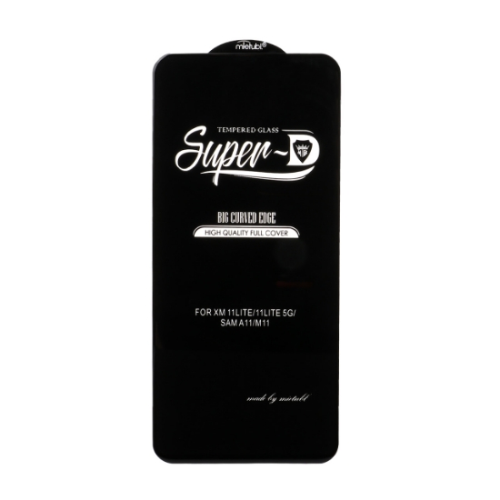 تصویر گلس گوشی Full Cover Super D برای Samsung A11 / M11 / Mi 12 Lite / Mi 11 Lite / Note9