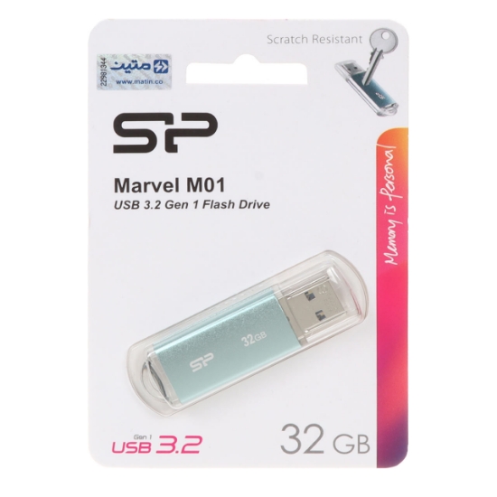 تصویر فلش مموری سیلیکون پاور مدل Marvel M01 USB3.2 ظرفیت 32 گیگابایت