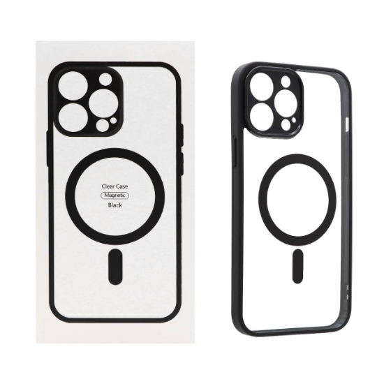 تصویر قاب گوشی اورجینال شفاف Magsafe محافظ لنزدار برای iPhone 12 Pro