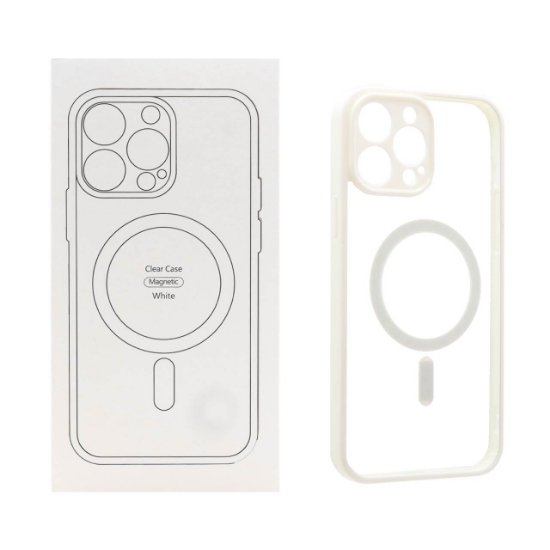 تصویر قاب گوشی اورجینال شفاف Magsafe محافظ لنزدار برای iPhone 12 Pro Max