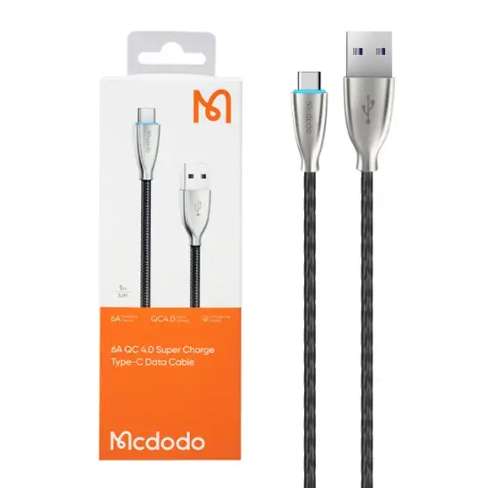 تصویر کابل تبدیل USB به USB-C مک دودو مدل CA-5420 طول 1 متر