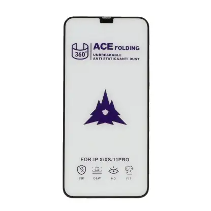 نمایش جزئیات گلس گوشی Full Cover ACE - 360 Anti Static برای iPhone X / XS / 11 Pro