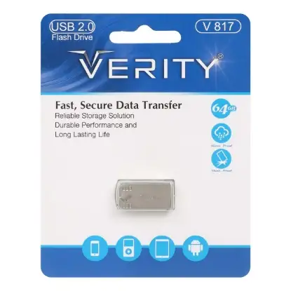نمایش جزئیات فلش مموری وریتی مدل V817 USB2.0 ظرفیت 64 گیگابایت