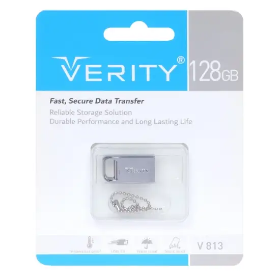 تصویر فلش مموری وریتی مدل V813 USB3.0 ظرفیت 128 گیگابایت