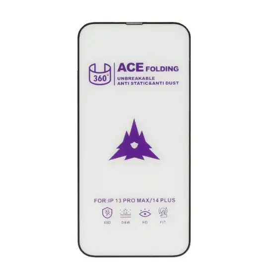 تصویر گلس گوشی Full Cover ACE - 360 Anti Static برای iPhone 13 Pro Max