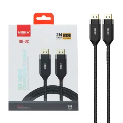 نمایش جزئیات کابل HDMI هیسکا مدل HD-02 طول 2 متر