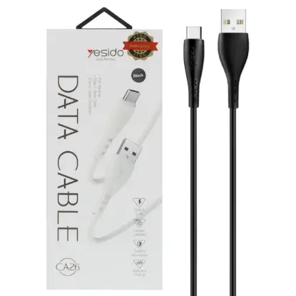 نمایش جزئیات کابل تبدیل فست Type-C یسیدو مدل CA26