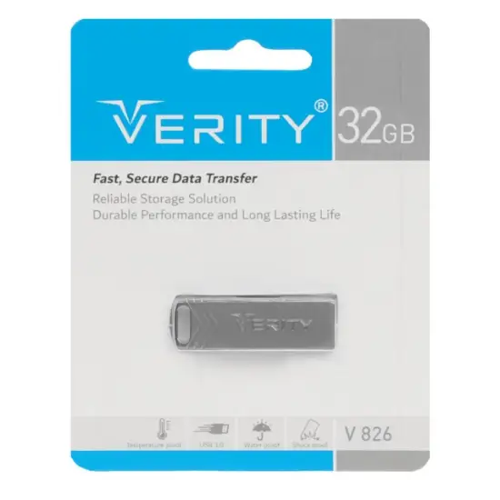 تصویر فلش مموری وریتی مدل V826 USB3.0 ظرفیت 32 گیگابایت