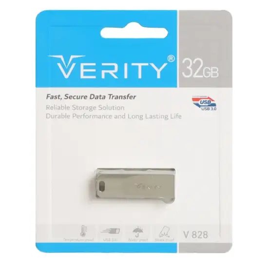 تصویر فلش مموری وریتی مدل V828 USB3.0 ظرفیت 32 گیگابایت
