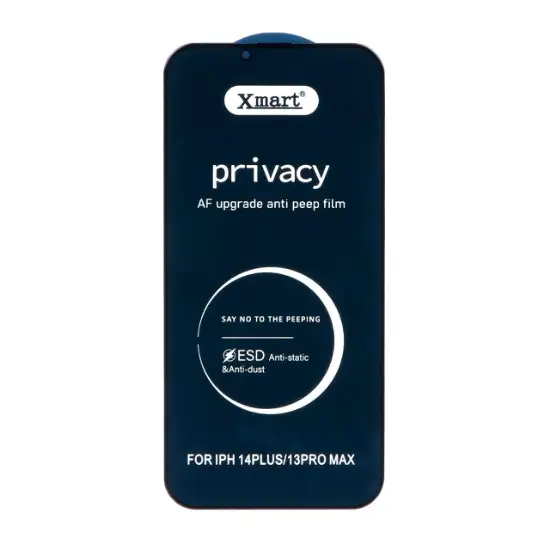 تصویر گلس گوشی Full Cover Privacy X Mart - ESD برای iphone 13 Pro Max / 14 Plus