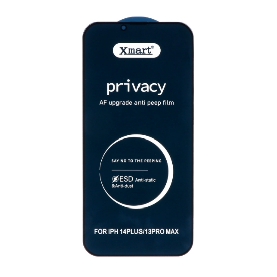 تصویر گلس گوشی Full Cover Privacy X Mart - ESD برای iphone 13 Pro Max / 14 Plus