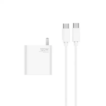 نمایش جزئیات شارژر دیواری سرکارتنی 120W فست تک پورت Xiaomi مدل MDY-14-ED به همراه کابل شارژ Type-C