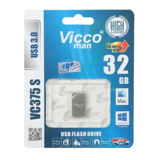 تصویر فلش مموری ویکومن مدل VC375 S USB3.0 ظرفیت 32 گیگابایت