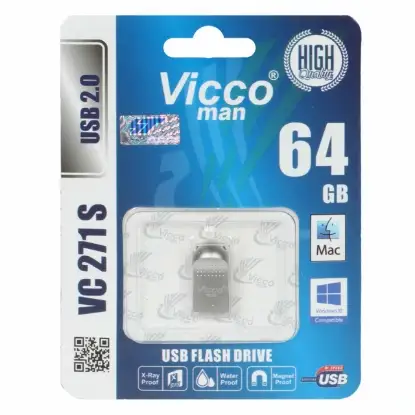 تصویر فلش مموری ویکومن مدل VC271 S USB2.0 ظرفیت 64 گیگابایت