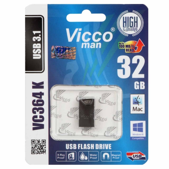 تصویر فلش مموری ویکومن مدل VC364 K USB3.1 ظرفیت 32 گیگابایت