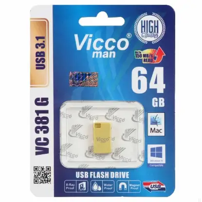 تصویر فلش مموری ویکومن مدل VC381 G USB3.1 ظرفیت 64 گیگابایت