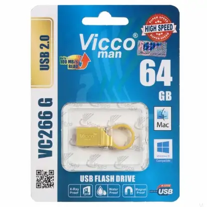 نمایش جزئیات فلش مموری ویکومن مدل VC266 G USB2.0 ظرفیت 64 گیگابایت