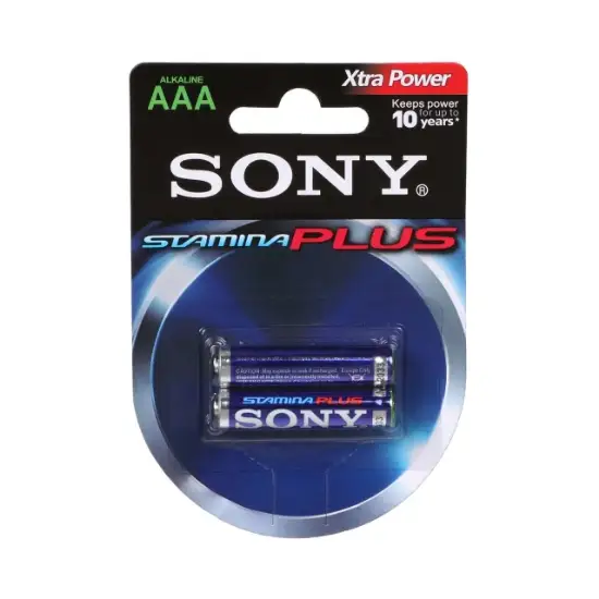 تصویر باتری نیم قلمی SONY-AAA مدل STAMINA PLUS