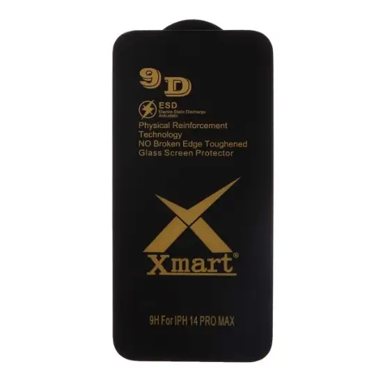 تصویر گلس گوشی Full Cover X Mart 9D-ESD برای iPhone 14 Pro Max